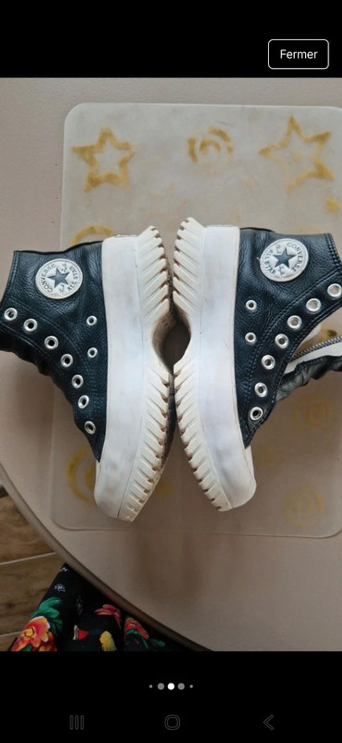 Converse hautes 🖤 - photo numéro 3