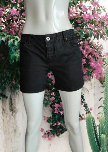 Short en jean noir Kiabi 36