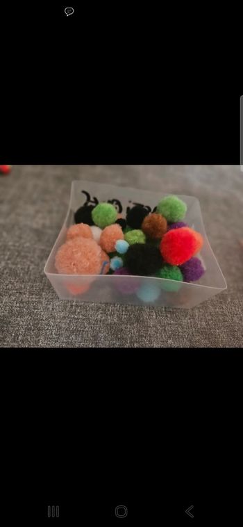 Lot de pompons pour  loisirs créatifs