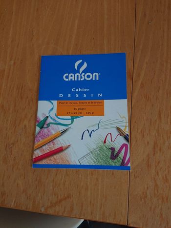 Cahier maternel de dessin