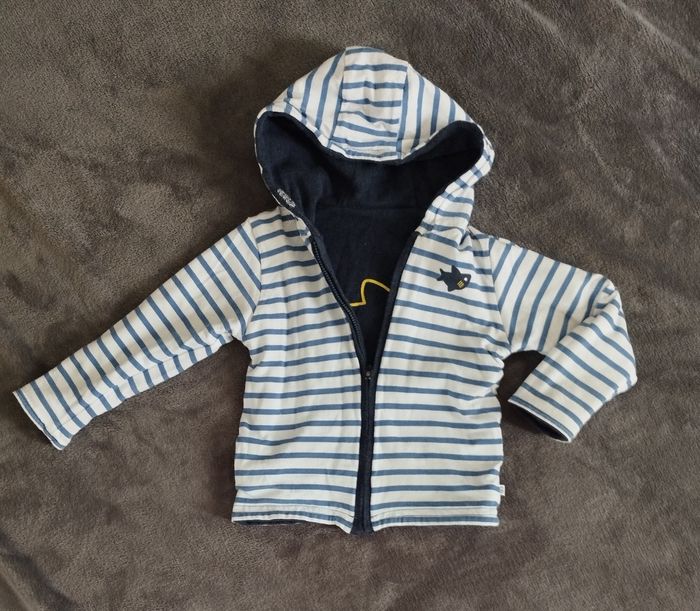 Veste réversible Obaibi requin 24 mois - photo numéro 2