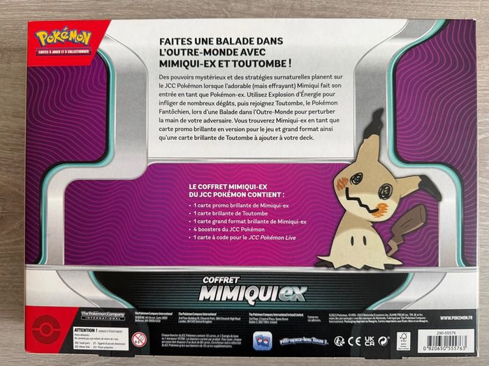 Coffret Pokémon Mimiqui Ex FR - photo numéro 2