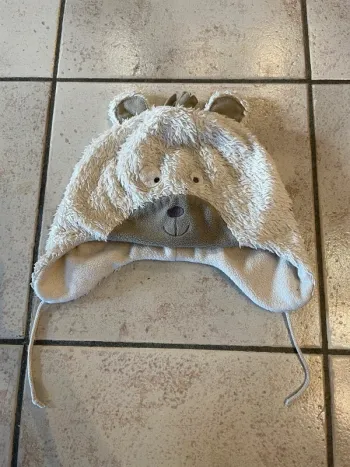 Bonnet ourson DPAM 18/23 mois