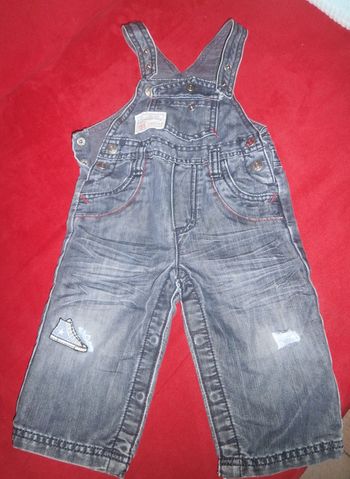 Salopette en jean's doublée garçon