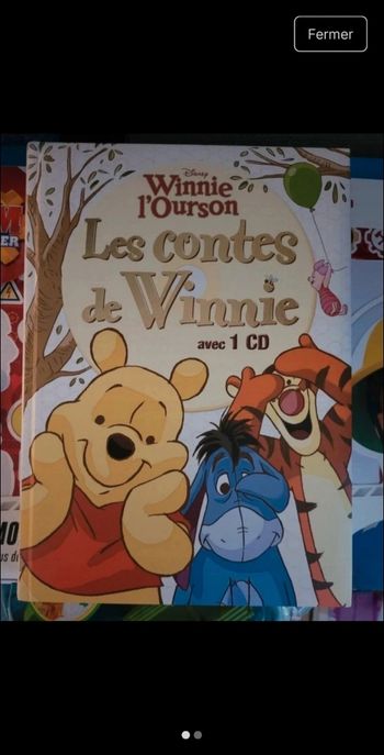 Livre Winnie L'ourson  Les contes de Winnie avec 1 CD