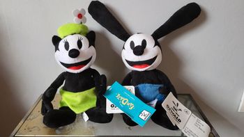 Peluches Oswald et Ortansia