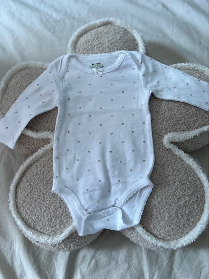 Body manches longues petits cœurs