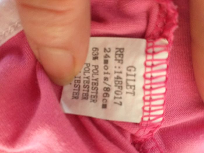 Gilet fille court - photo numéro 2