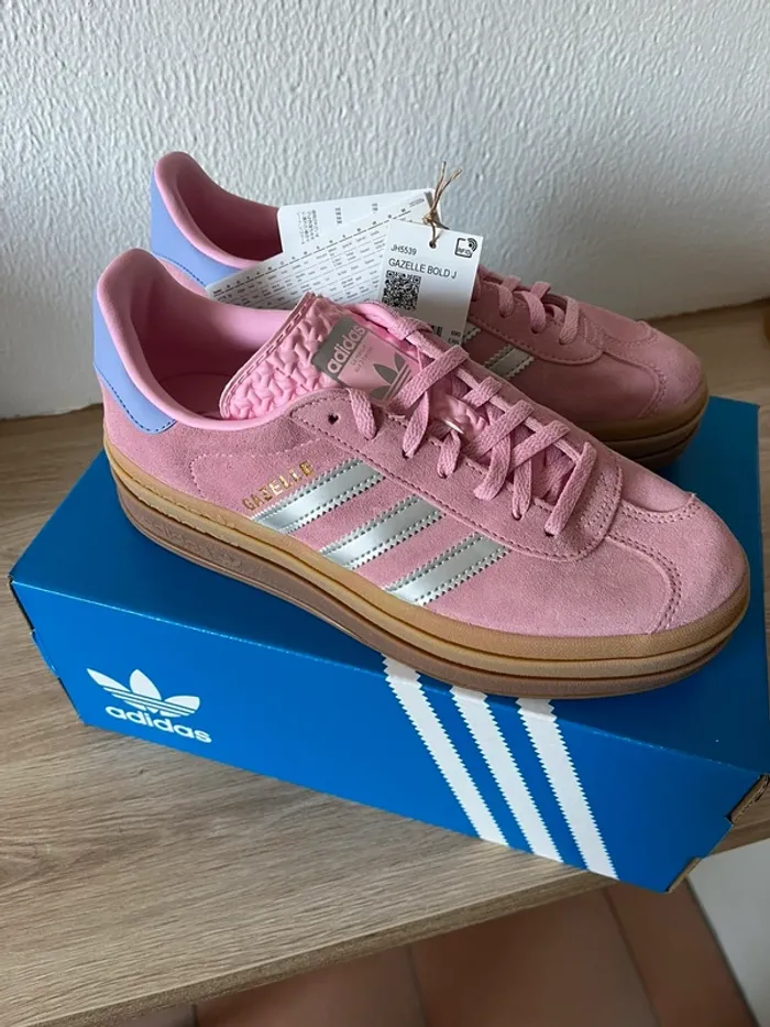 Adidas Gazelle bold J « true pink » en 38 2/3 - photo numéro 3