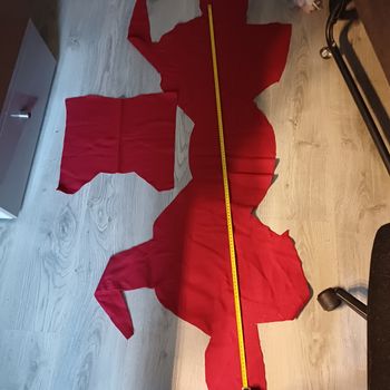 Chute tissu laine