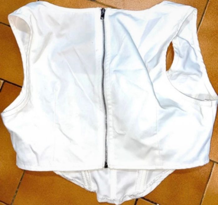 Crop top blanc 36 plt - photo numéro 2