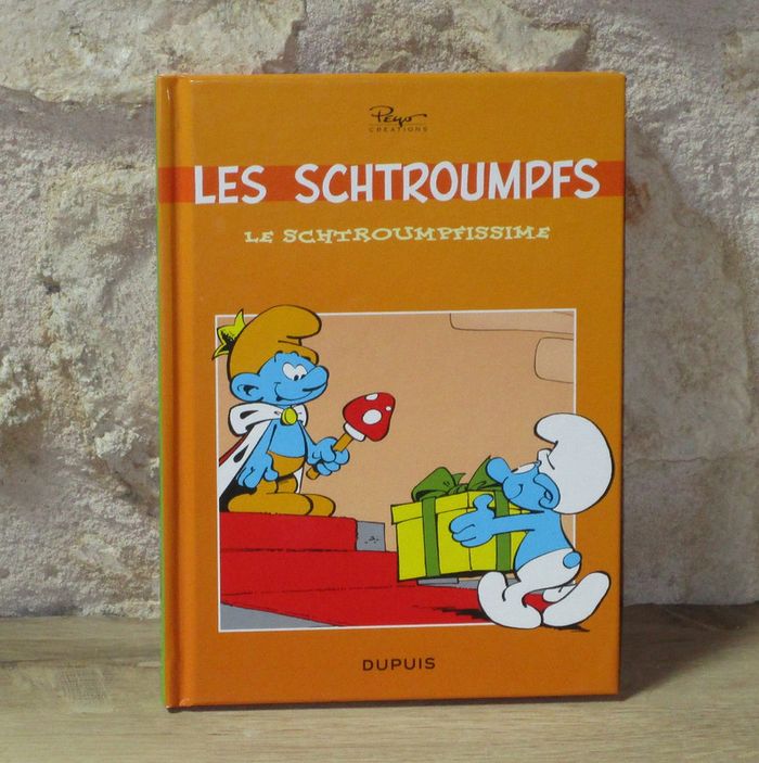 Livre Le Schtroumpfissime édité pour Total