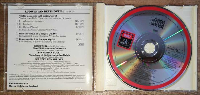 Beethoven Violin Concerto - Josef Suk - photo numéro 3