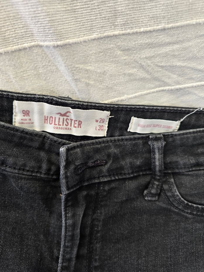 Pantalon noir taille haute Hollister - photo numéro 3