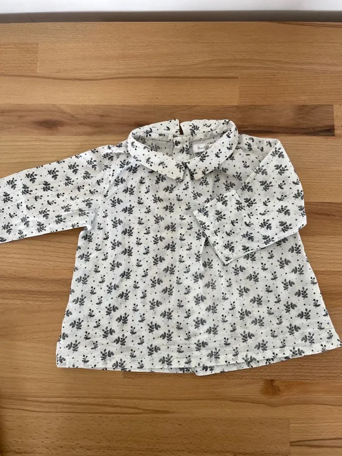 Blouse à fleurs 9m