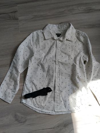 Chemise+noeud papillon.6 ans
