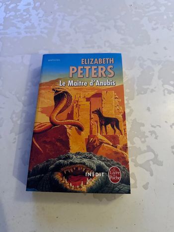 Livre le maître d’anubis - Elizabeth Peters