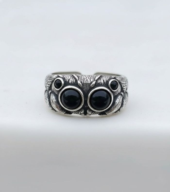 Bague araignée acier inoxydable