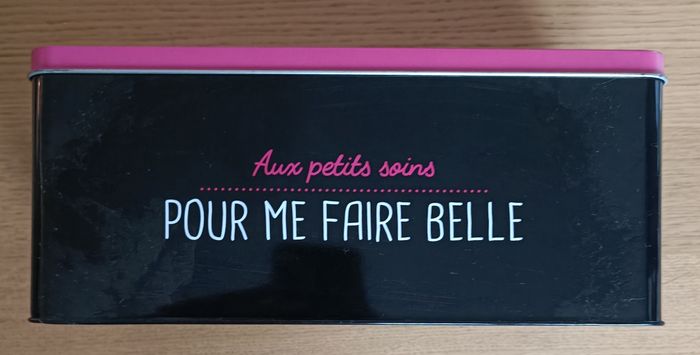 Boîte de rangement "La Boîte À" maquillage métal - photo numéro 4