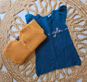 Robe+Gilet 6m(Pas la même marque)