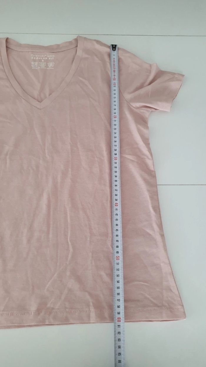 T shirt neuf rose en S - photo numéro 3