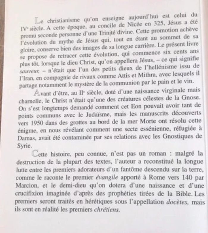 Guy Fau le christianisme sans jesus - photo numéro 2