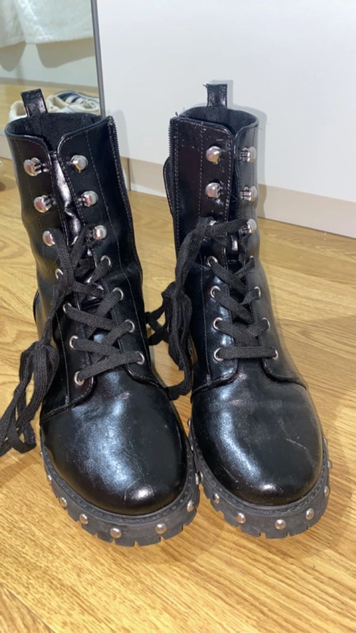 Bottes en cuir femme - photo numéro 5