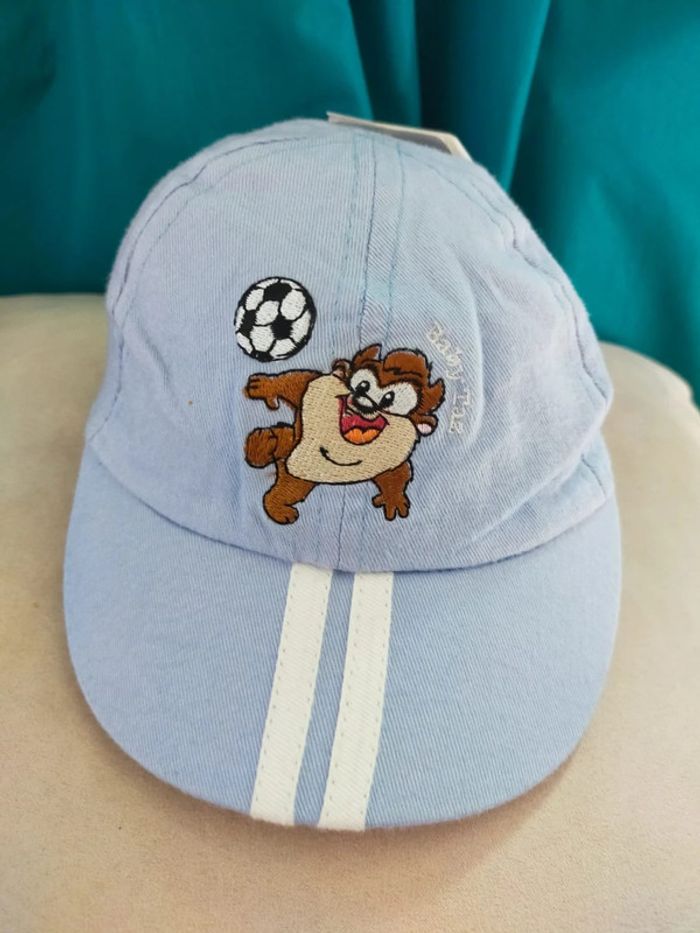 Casquette bleue Baby Taz – 47 cm – 100 % coton - photo numéro 8