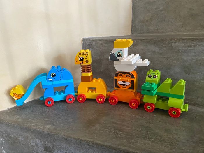 Train des animaux Duplo lego - photo numéro 2