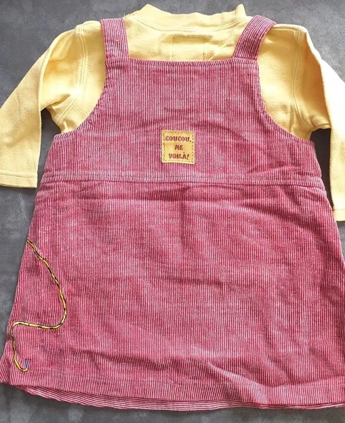 Ensemble robe 2 pièces marsupilami 12 mois - photo numéro 2