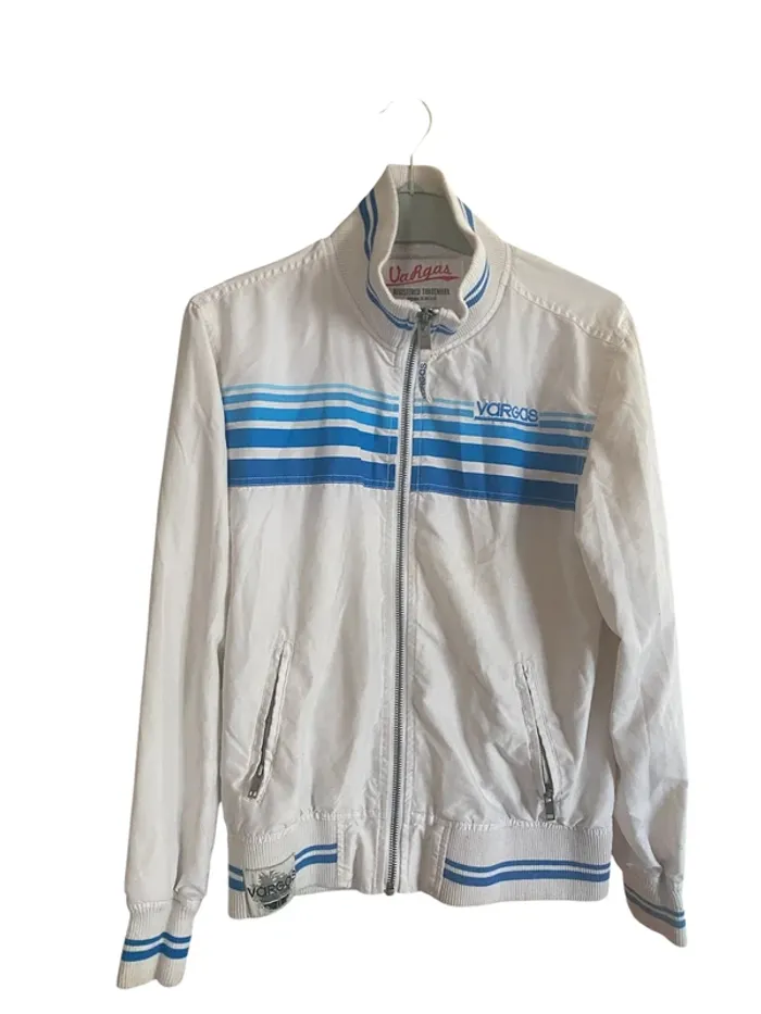 Veste vintage homme Vargas – Taille L – Style rétro & très bon état 💙