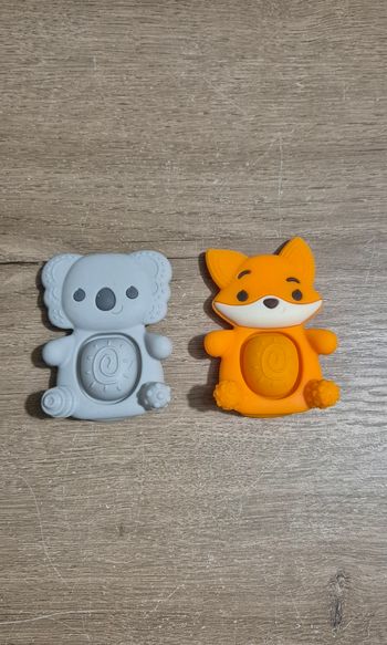Lot animaux de dentition silicone