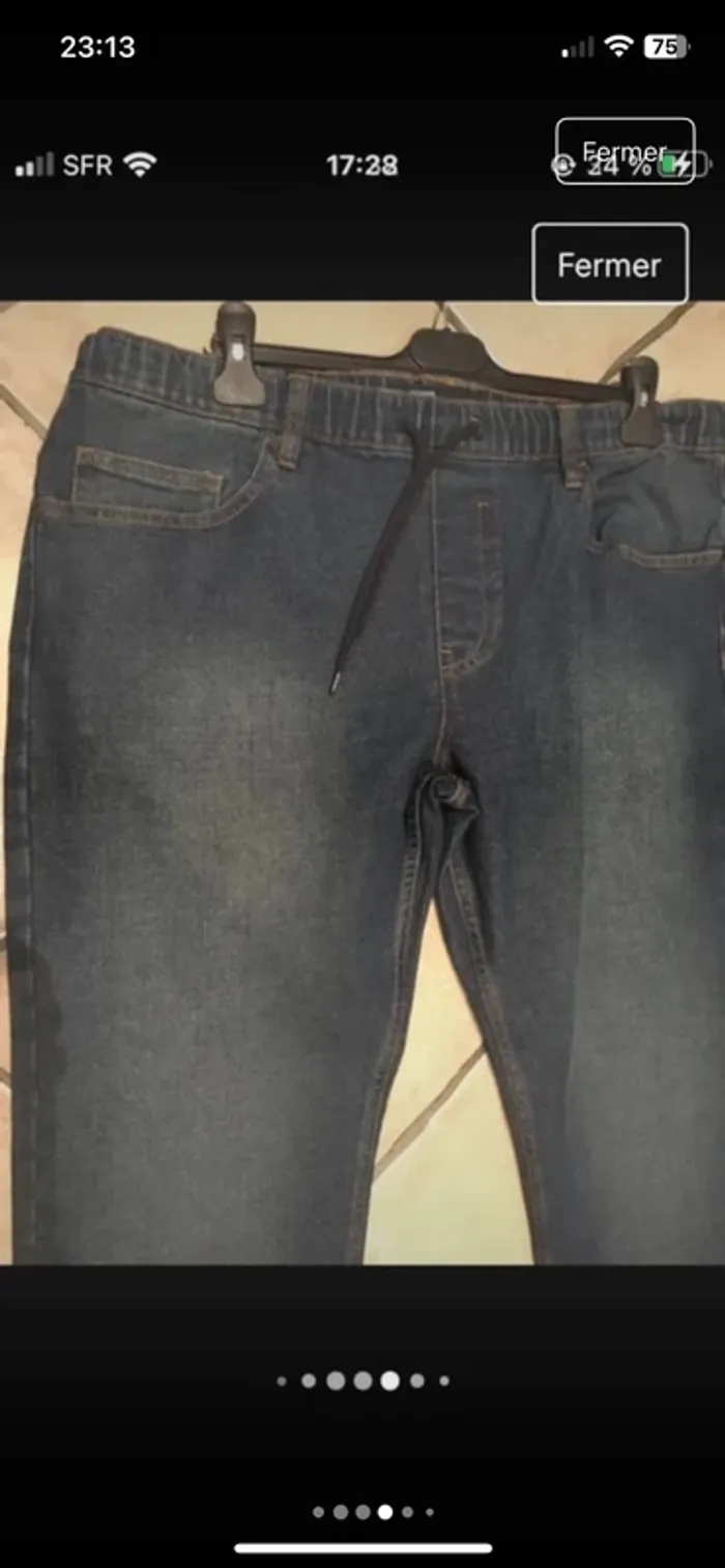 Magnifique jeans homme en 48 de marque Complice excellent état proche du neuf - photo numéro 3