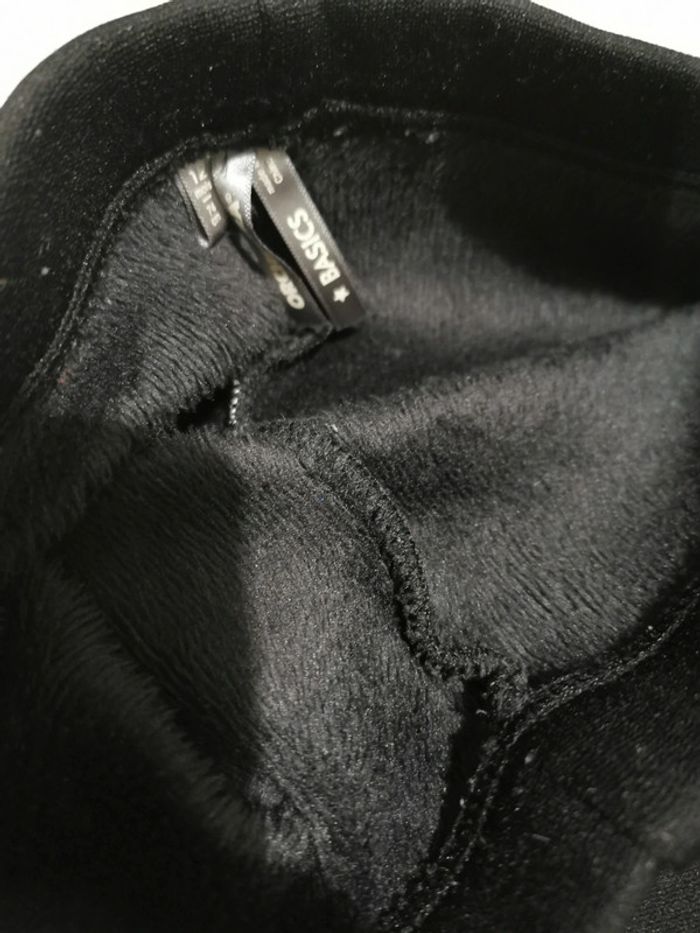 Lot de 2 leggings noir fourré - photo numéro 4
