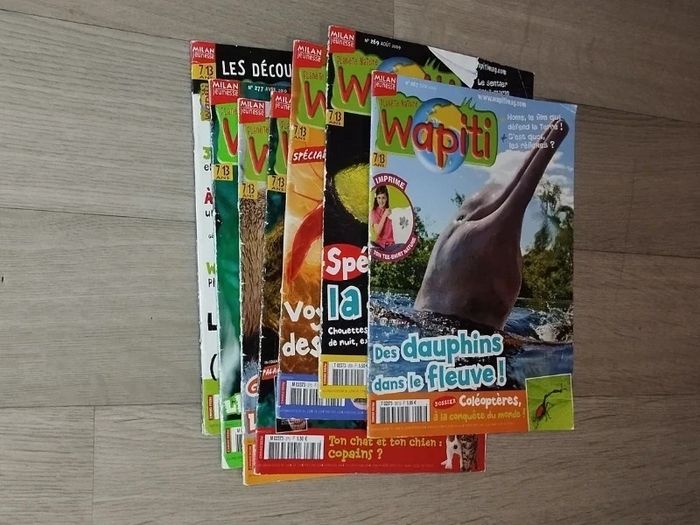 Lot de 7 magazines Wapiti année 2009-10 L026  7586089727 - photo numéro 3