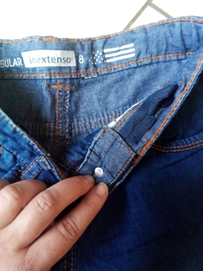 Bermuda fin en jean 8A - photo numéro 3