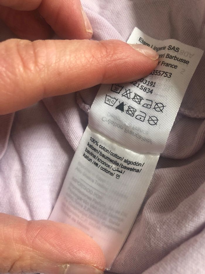 Chemise de nuit Etam taille S - photo numéro 4
