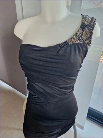 Magnifique robe de soirée noire sexy - Taille S - Bitter Sweet
