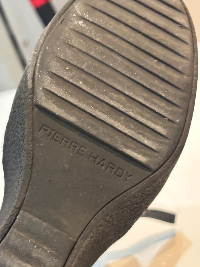 Bottines en cuir a semelle compensées taille 38 pierre Hardy - photo numéro 5