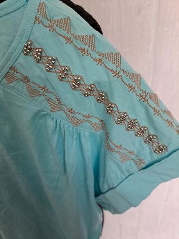 tee-shirt turquoise