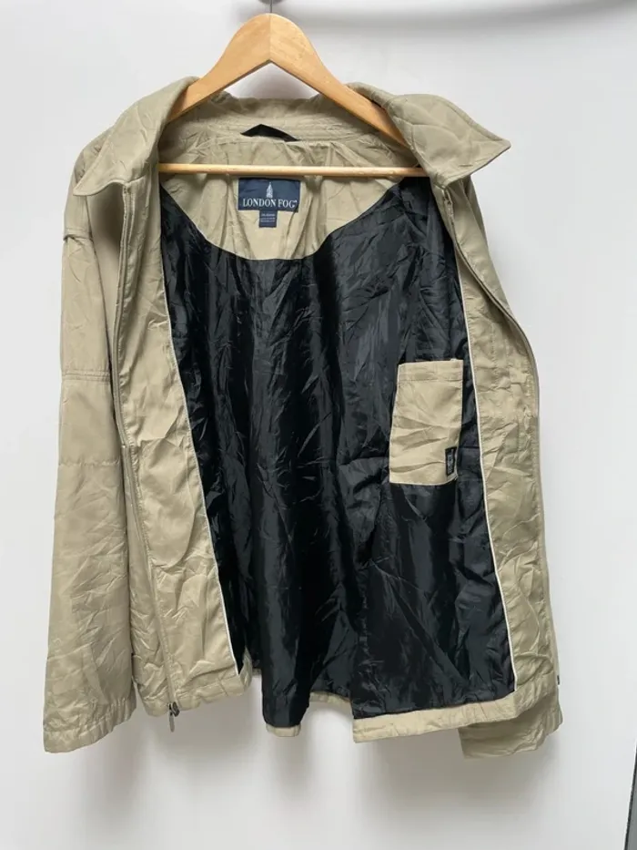 London Fog Beige Jacket Mens XXL - photo numéro 2