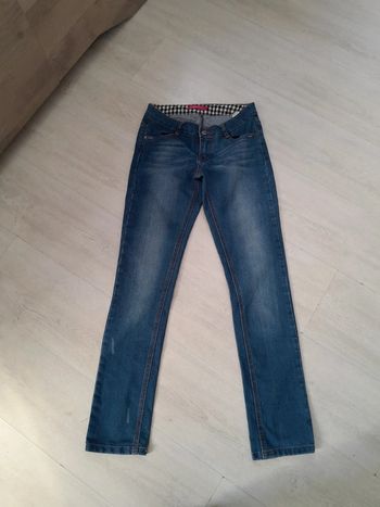 Jean slim taille basse triplix taille 34