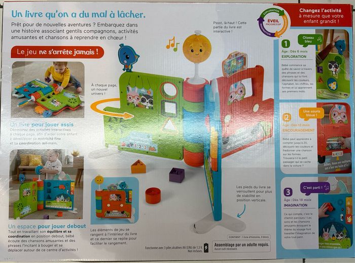 Mon grand livre d’activités Évolutif Fisher Price - photo numéro 2