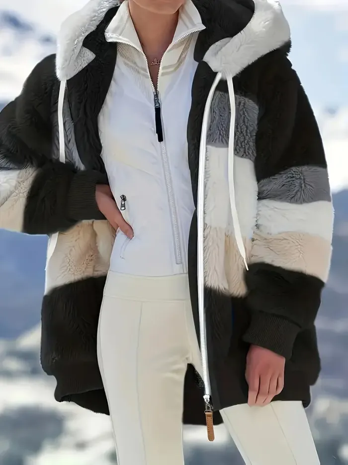 Veste femme polaire noir