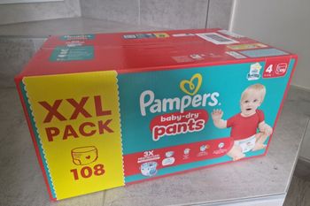 Pack XXL Pampers Pants T 4 Neuf