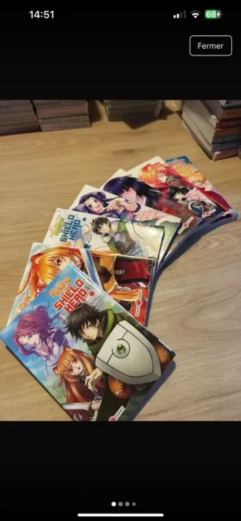 Lot de 7 mangas