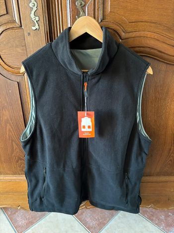 Polaire sans manches chauffant