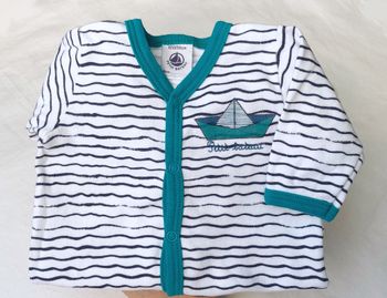 Pyjama fin Petit Bateau naissance
