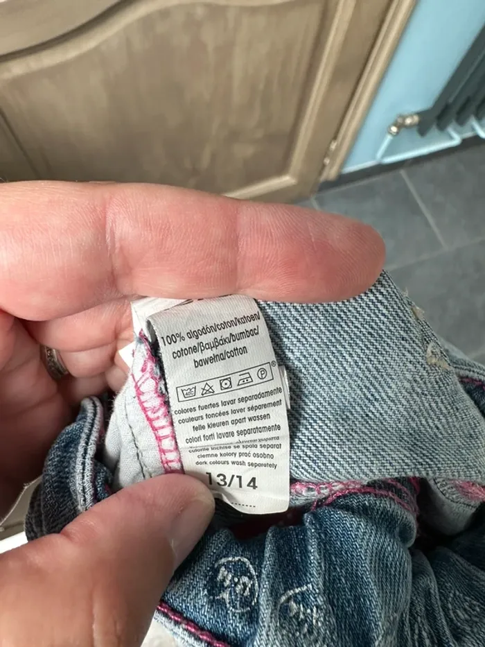 Short en jean tex 13 / 14 ans - photo numéro 8