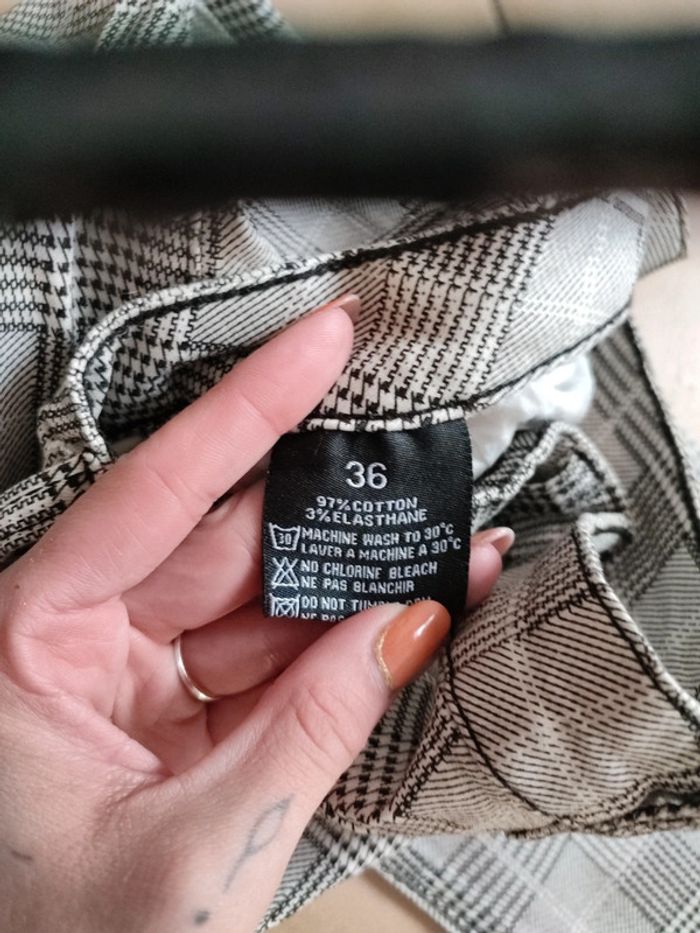 Pantalon slim a carreaux - photo numéro 4